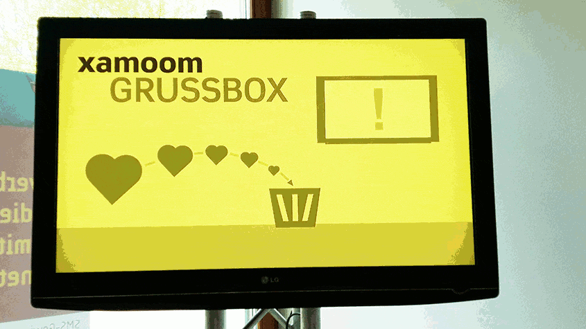 Animated GIF: xamoom Grußbox